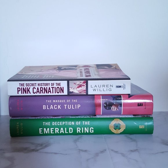 3 Book Bundle Historical Romances Pink Carnation Set by Lauren Willig - Picture 1 of 16